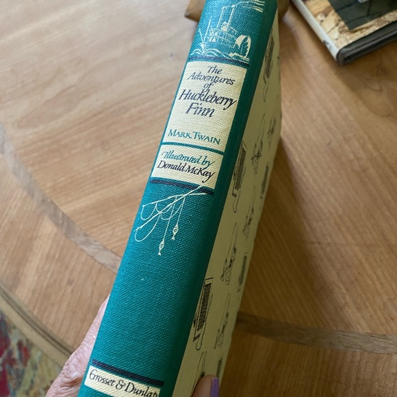 Vintage 1948 the adventures of Huckleberry Finn Mark Twain - Picture 4 of 16
